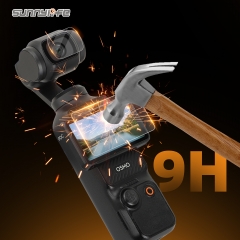 Sunnylife Lens Screen Protector AR Anti-reflection Tempered Glass Protective Film with Film Locator Accessories for Osmo Pocket 3